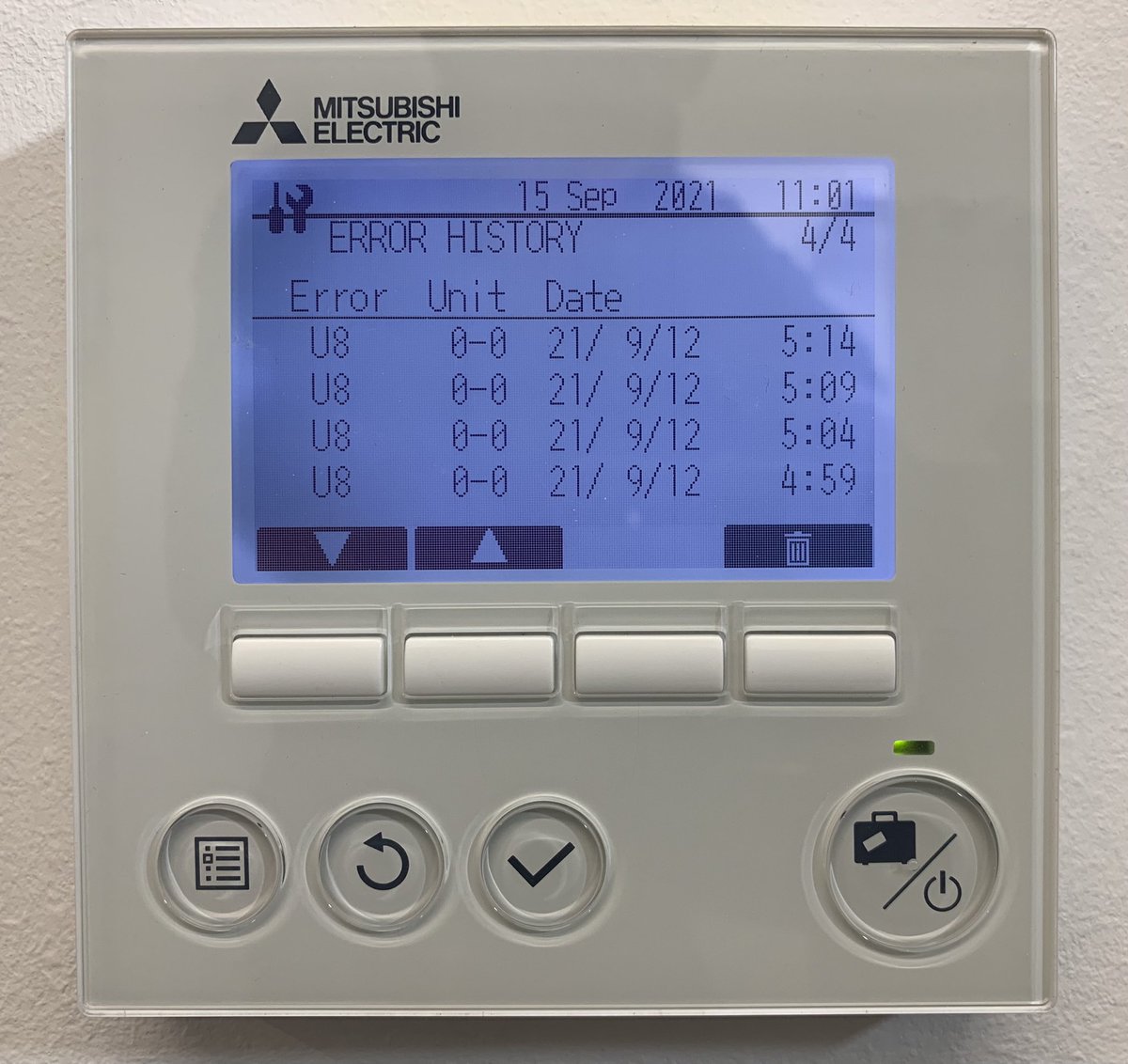 AIR2HEAT LTD on X: Diagnosing a Mitsubishi Electric Ecodan FTC5  https://t.co/wMQI1XCIVJ with a U8 Error Code in Machynlleth, Powys  🏴udb40udc67udb40udc62udb40udc77udb40udc6cudb40udc73udb40udc7f Ordered new parts for a return to site to fit and resolve #