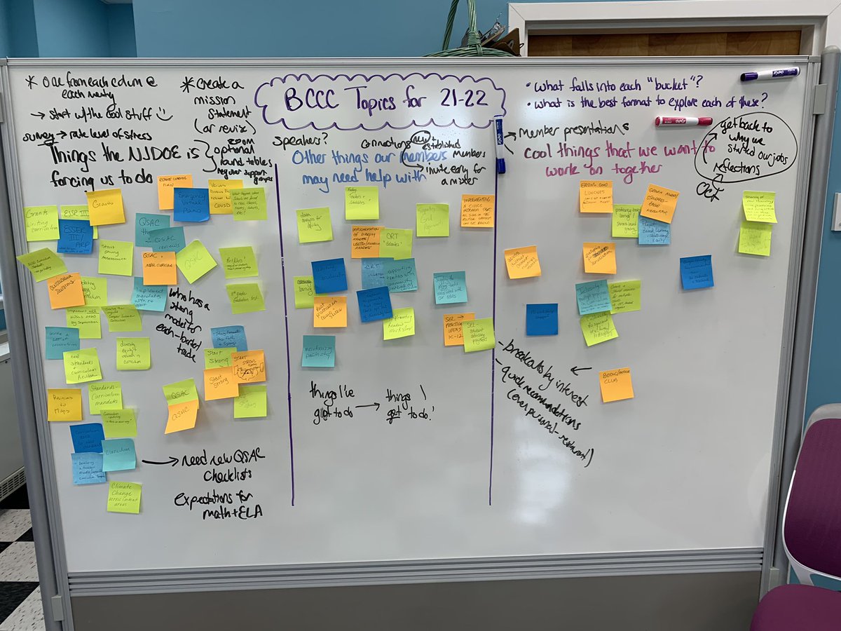 @bergenccc First 21-22 Planning Meeting for Bergen County Curriculum Consortium is in the books - details to follow for our members as soon as we have a venue booked for our October event.  So refreshing to put our brains together in person during a completely offline meeting!