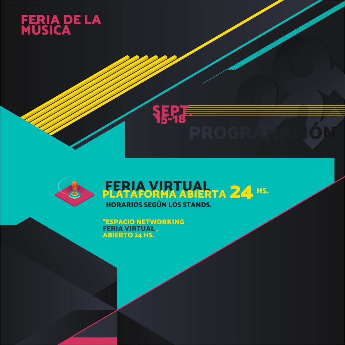 Circulart_'s tweet photo. Estás a tiempo de conectarte con la programación que tenemos para ti. 
Conversaciones digitales y presenciales, Muestras Artísticas que inician en unos minutos, Feria de la música virtual habilitada durante 24 horas 🥳 Encuentro de Negocios y talleres. https://t.co/z5pILFj3Kk