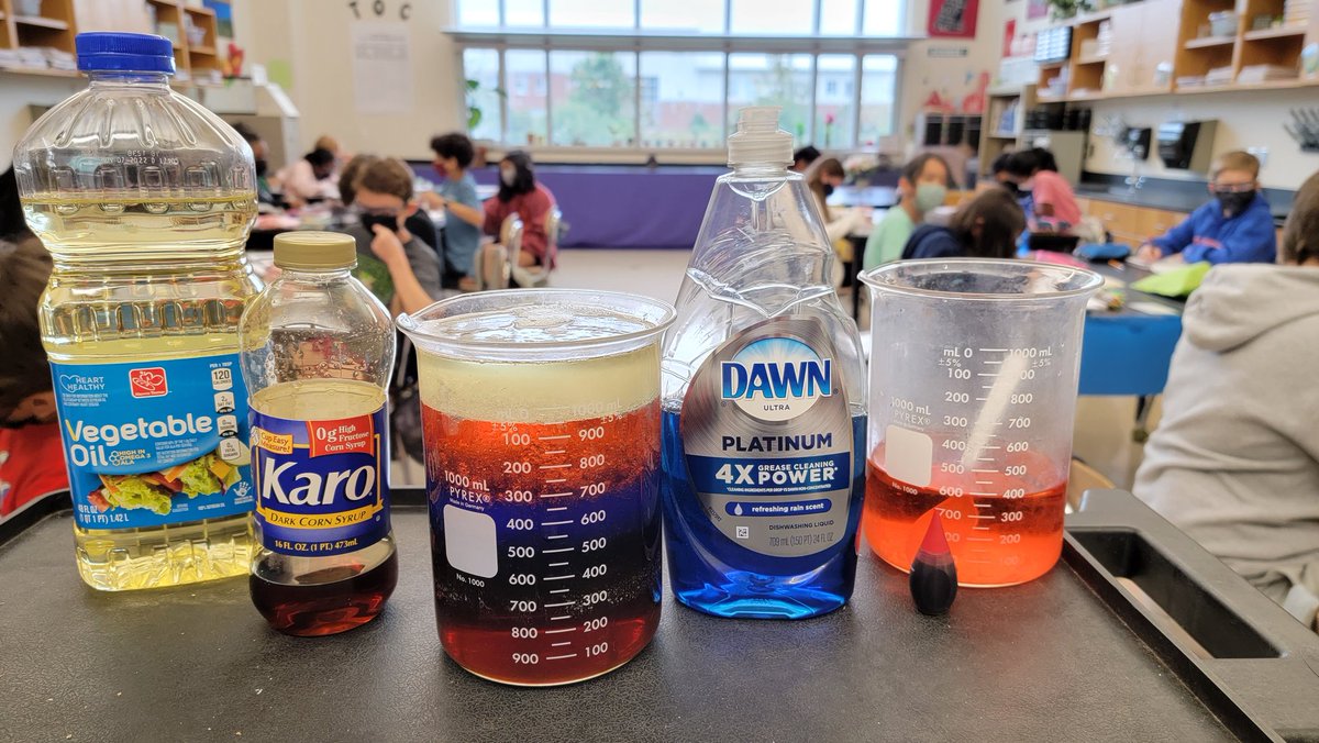Density in action! #LikeTheLayersOfTheEarth 🌎 <a href="/MPMSleopards/">Mills Park Middle</a>