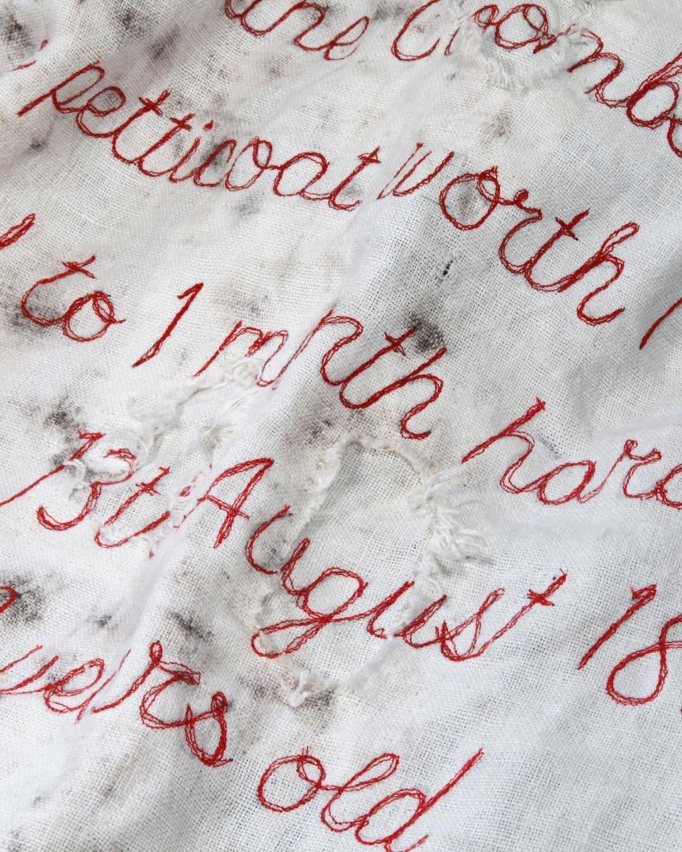 PrisonResidency's tweet photo. Sharon will be one of the artists who is working remotely. Sharon's work uses a mixture of mediums from textiles to pre-decimal pennies. Exploring poverty as a driving force behind crimes committed and punishments handed down for petty offences.
@QuietBritAcc
#artbehindbars https://t.co/ZTfYxiv7kV