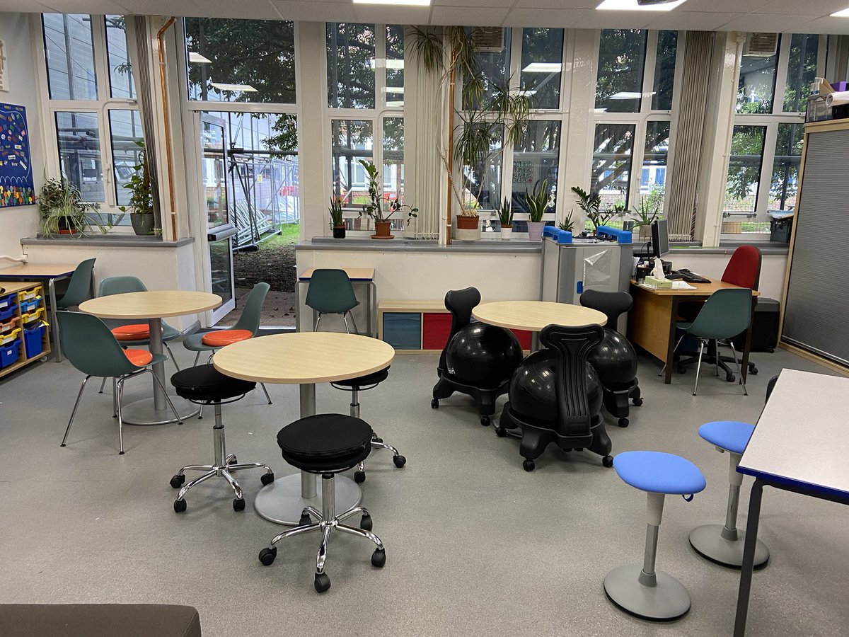 New flexible and sensory seating within SPIRIT to help students regulate and focus on their learning. Always looking for new ways to develop and innovate support #ProudOfBDB #SPIRIT