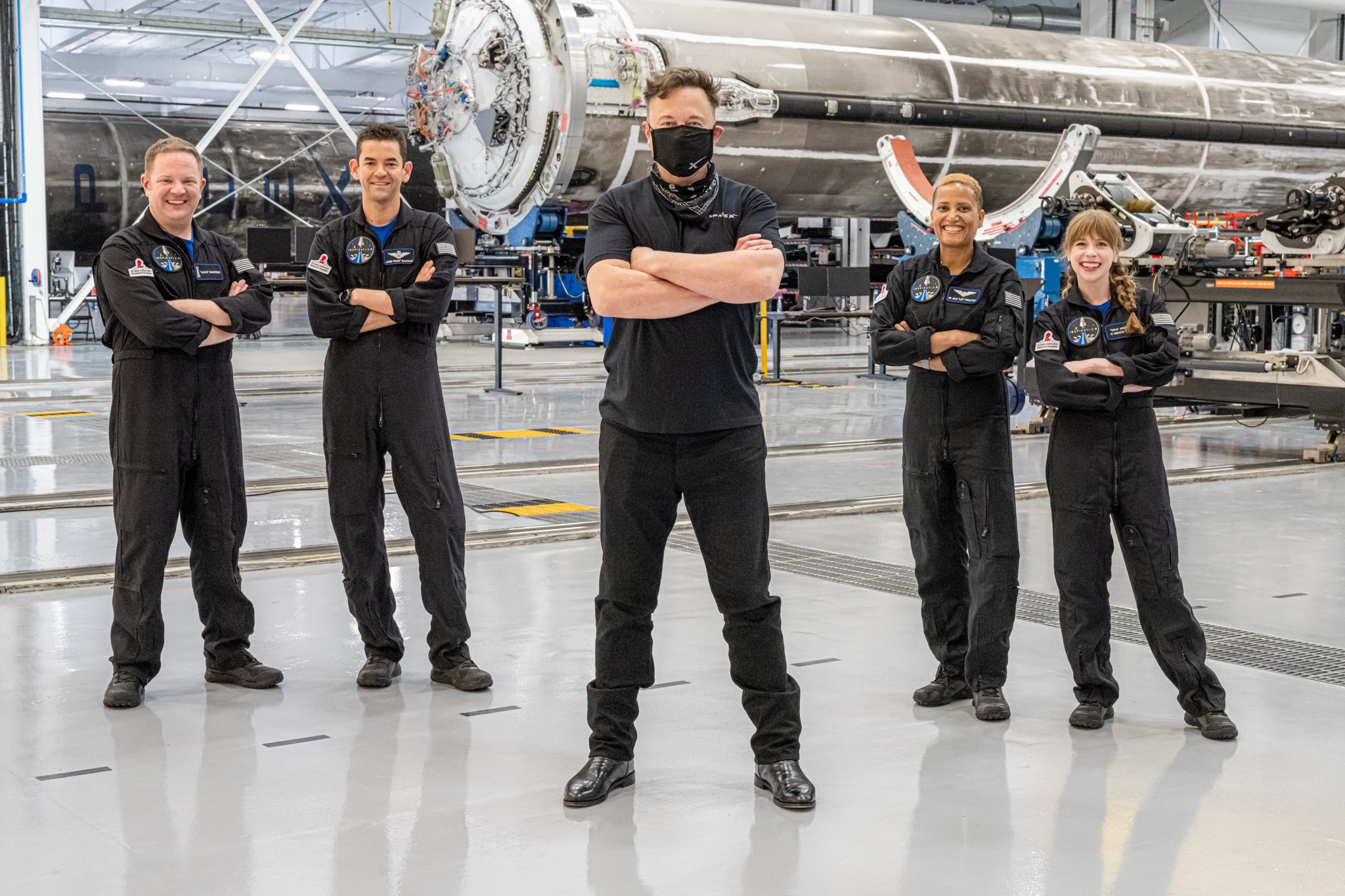 Inspiration4 On Twitter Thank You For Visiting Our Inspiration4 Crew Before Their Departure To Launch Complex 39a Elonmusk<script async src=