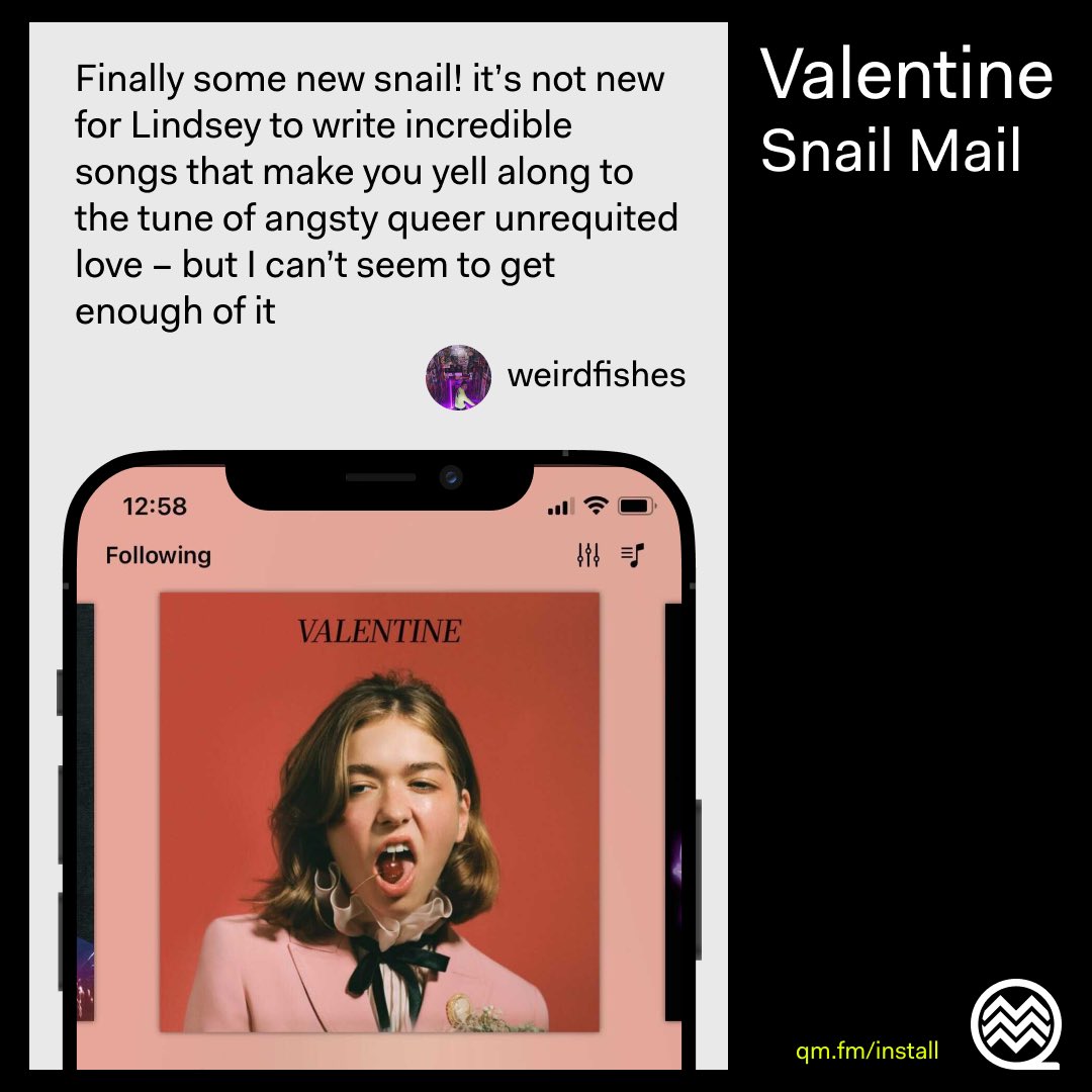 Fresh Release - <a href="/snailmail/">Snail Mail</a> returns with new single “Valentine.” Go ahead and yell along.

#snailmail #newmusic #newindie #musicapp #musicreview