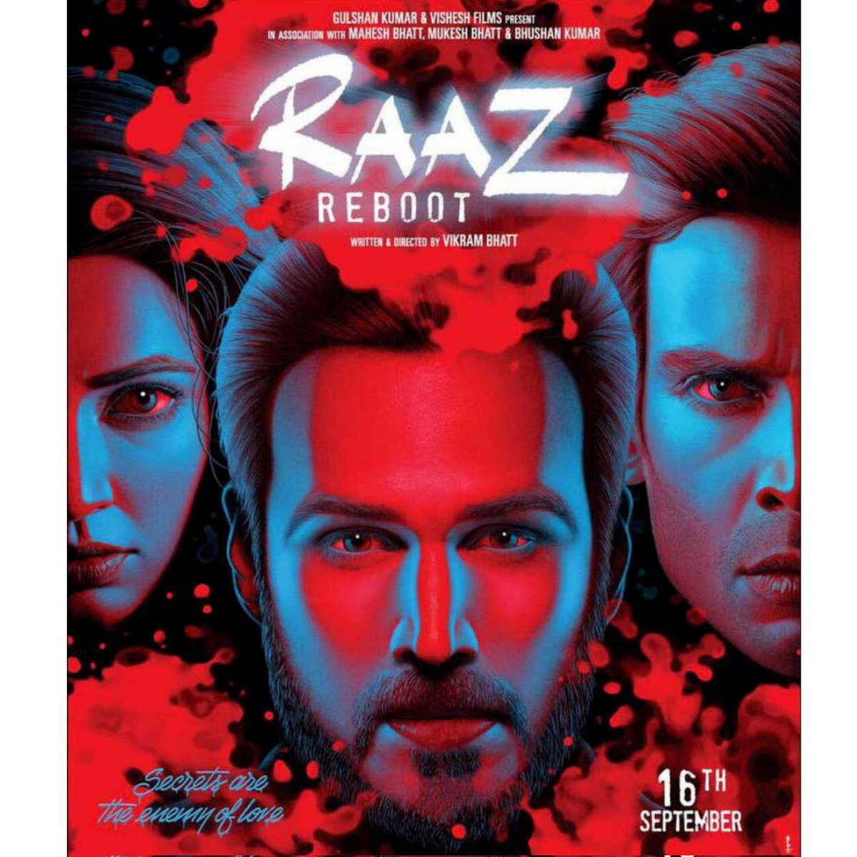 page_emraan's tweet photo. Secrets Are The Enemy Of Love 🖤 Here is celebrating Fourth Installment Of Raaz!
Supernatural suspense thriller horror film with blockbuster music album ❤️

#5YearsOfRaazReboot ☠️

@emraanhashmi @kriti_official @TSeries @TheVikramBhatt @VisheshFilms #EmraanHashmi #tseries #raaz4 https://t.co/OtiDi4KYko
