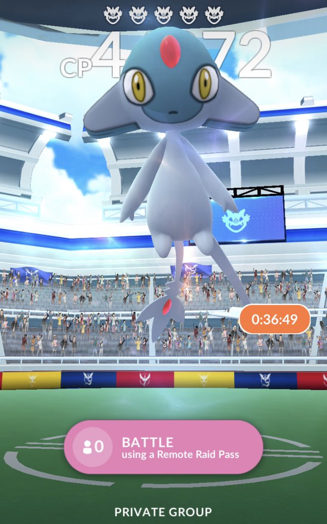 okaychicken's tweet photo. Asap azelf raid
Drop your name in the replies or you arent in and level IM NOT GOING TO ADD YOU AS A FRIEND YOU ADD ME
My code: 8859 7514 7172
#pokemon #pokemongo #pogoraid #pogo #PokemonGoRaids #pokemongoraid #pokemonshiny 
BE ONLINE OR YOU ARE NOT BEING INVITED https://t.co/X1UarkkT3L