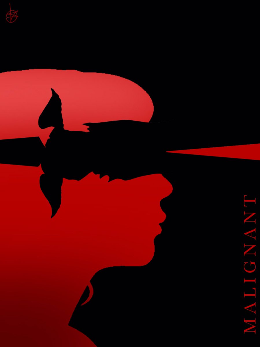spideylui's tweet photo. Quick little poster for #Malignant I made. https://t.co/2v2G52KEjR