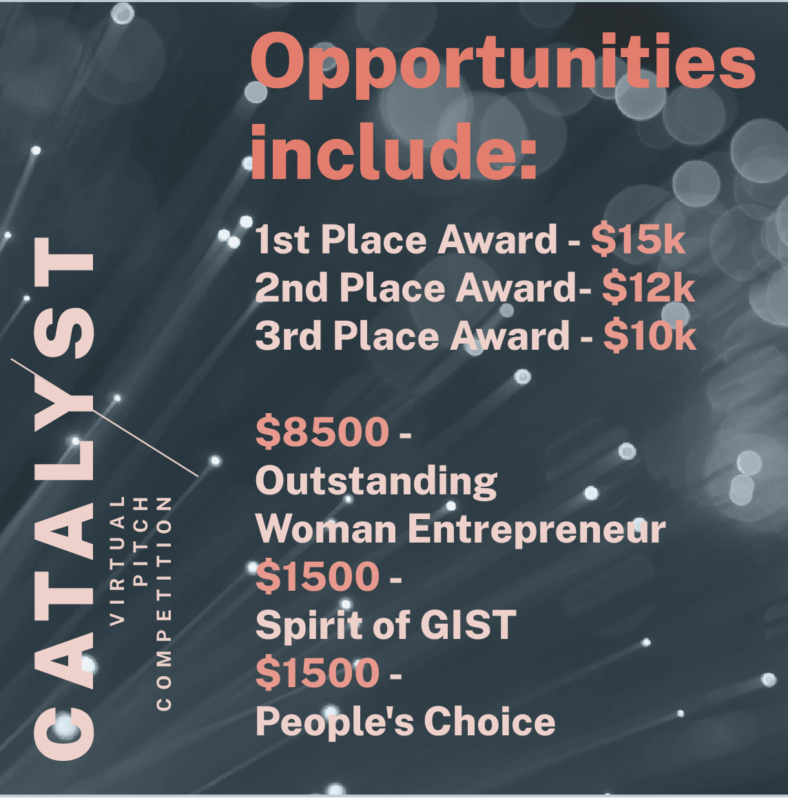 GISTNetwork's tweet photo. #GISTCatalyst prizes have been announced! This could be the moment your venture has been waiting for. With prizes for all kinds of success, your startup has the chance to prove it has what it takes. Applications close September 22.! Secure your chance now: https://t.co/EkA3fx4rob https://t.co/ObMi4Cpl5H