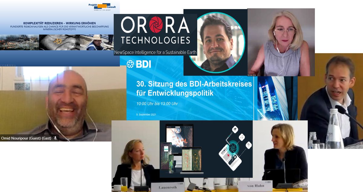 AnneLauenroth's tweet photo. Spannend! @Der_BDI Arbeitskreis Entwicklungspolitik mit @nouripour @GrueneBundestag Michael Krake @BMZ_Bund Heike Schulze @BjoernStoffers @OroraTech kompetent geleitet v.@HahnAurubis. Kernforderung an neue Bundesregierung: Mehr Wirtschaft in der EZ wagen! #BusinessForDevelopment https://t.co/HCDvJ3sO4U