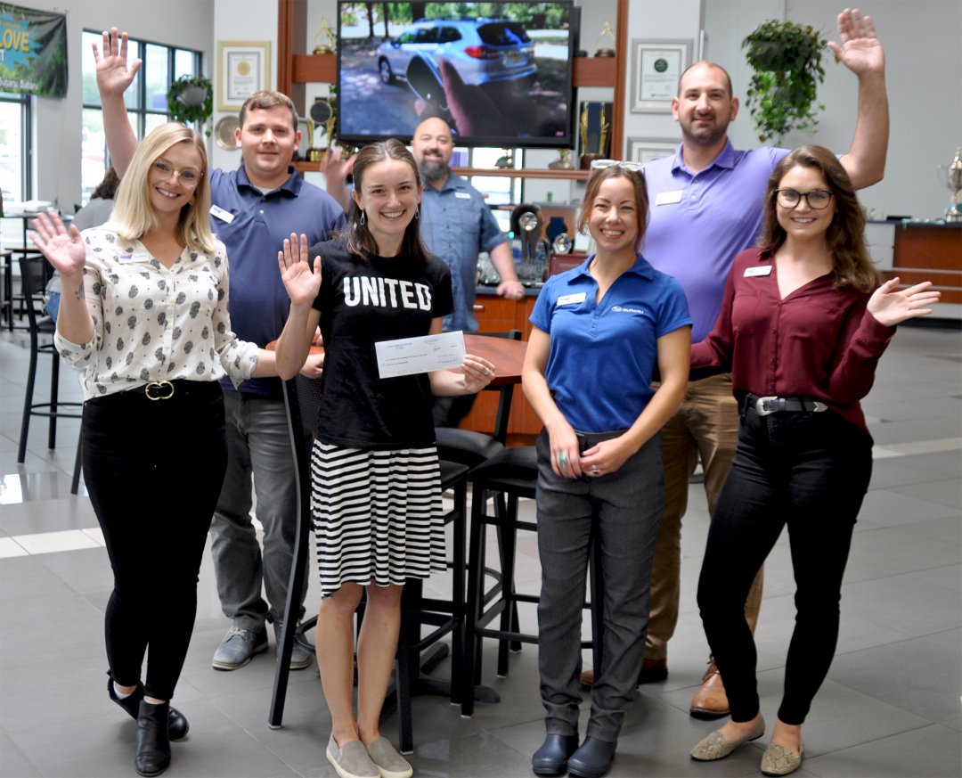 Nice! Patriot Subaru raised $1250 last week for our friends at the Resilient Children's Fund, a terrific program implemented through the United Way of Southern Maine. #SubaruLovePromise