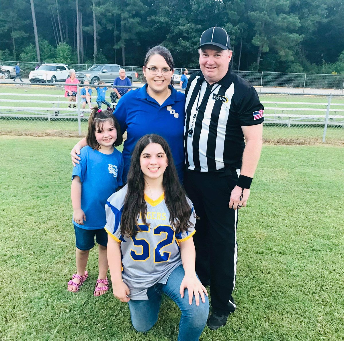 Meet Jaisey:  12-year-old starting linebacker and offensive tackle at Beekman Charter School in Bastrop, LA. 

Her mom, Jana, is one of her tackle coaches.

The kids are alright and football’s future is bright. #forwardprogress
