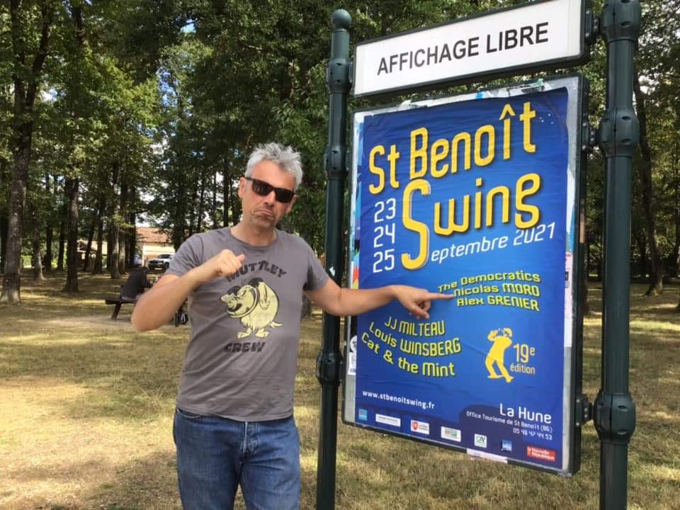 Nicolas Moro vendredi prochain à St Benoit Swing.