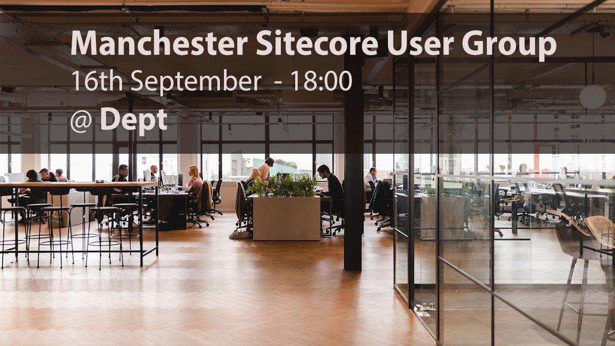 We still have a few spots available at the Manchester Sitecore User Group tomorrow. We have presentations from <a href="/DanielIonita4/">Daniel Ionita</a>, <a href="/jamessimm/">James Simm @jamessimm@techhub.social</a> and a debate session by Me.
Grab your space here: scug.co.uk/events/2021/09… #Sitecore