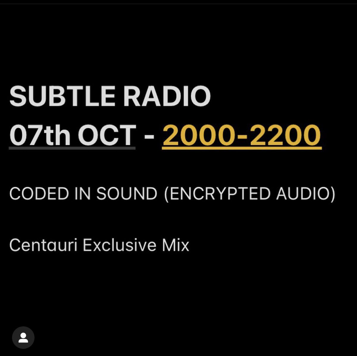 Encrypted Audio tweet media