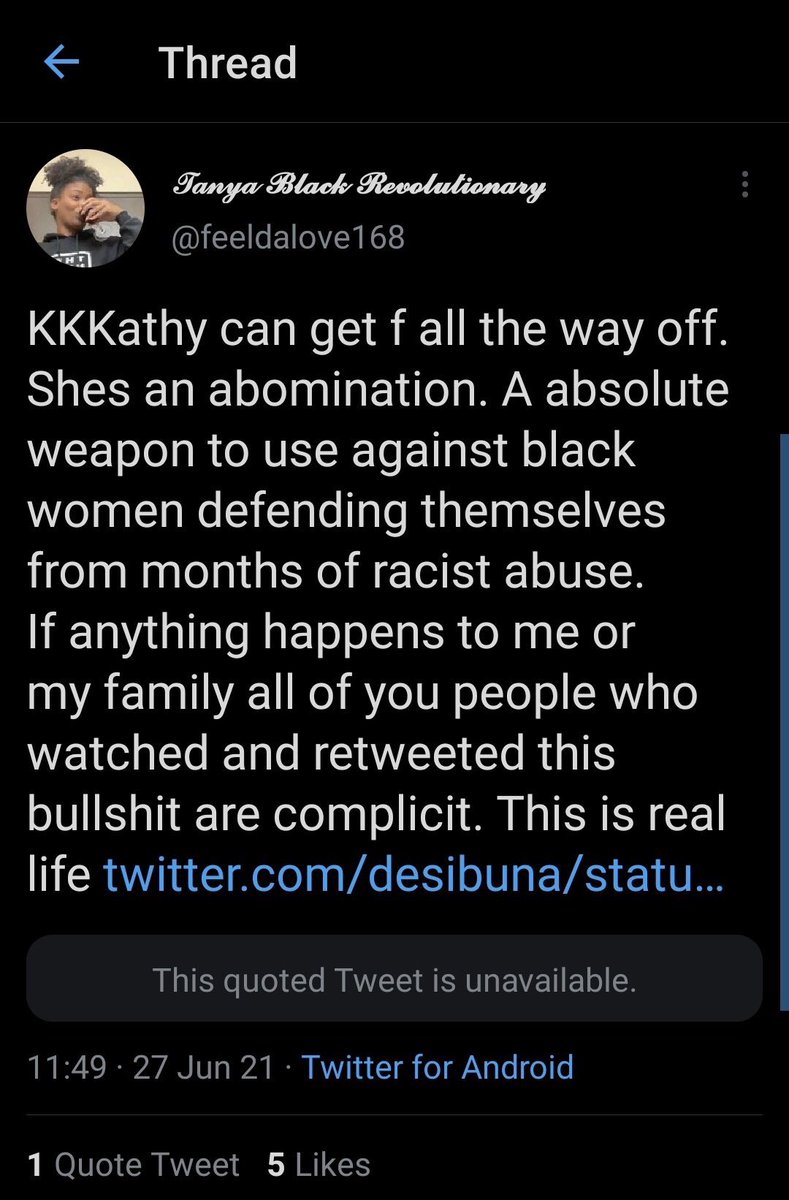 JustMeBeingMe4's tweet photo. Wolfette70 is a ‘white woman’ calling me a black Woman coconut - but she’s Gatiss friend so it’s okay to be racist 🙄...
#EdsHeroes https://t.co/mjEALhoCyW