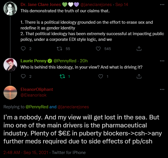 TERFConspiracy's tweet photo. Opiod epidemic? Nope, Big pharma is making bank off of a population that accounts for less than 2% of prescriptions! https://t.co/IruVp6UsFv