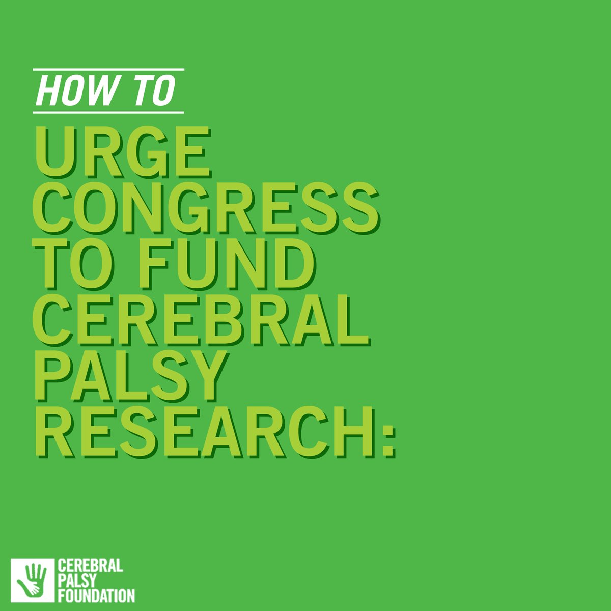 yourcpf's tweet image. Congress will decide on #cerebralpalsy #researchfunding as early as THIS WEEK! 

Contact your lawmaker TODAY to change the future of #cpresearch: bit.ly/advocatecp 

#CPAwareness #GoGreen4CP #CPStrong #CPWarrior