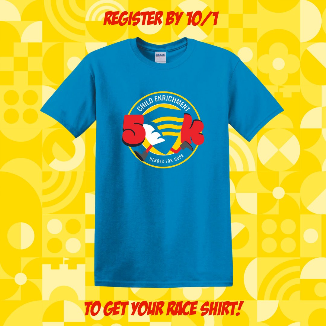 Sign up for the Heroes for Hope 5K at runsignup.com/Race/GA/Martin… by October 1st to get this awesome race t-shirt included!