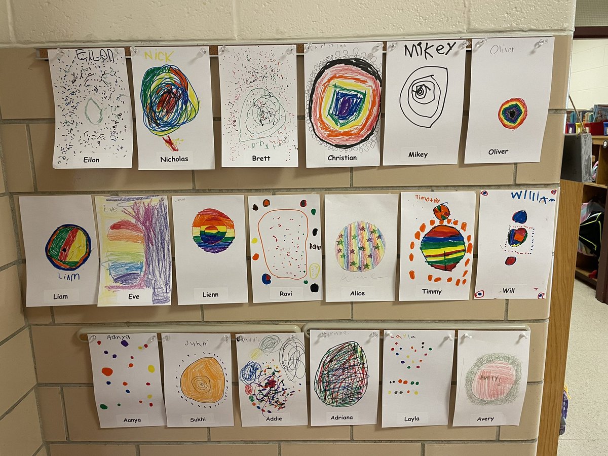 Happy International Dot Day!  Our first graders celebrated by leaving their mark with some dot art creations!  #dotday2021 #InternationalDotDay