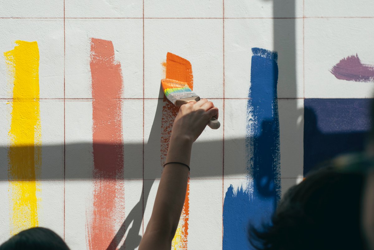 LeonCounty's tweet photo. Embrace your inner artist with Leon County & @KCCItallahassee on Tuesday, September 21 as we paint the first stages of a public art project on a wall outside of the Leon County Main Library from 12 to 3 p.m. Register to volunteer at https://t.co/USI4pE0EFs #TLHPlacemakingWeek https://t.co/cWwuU27ati