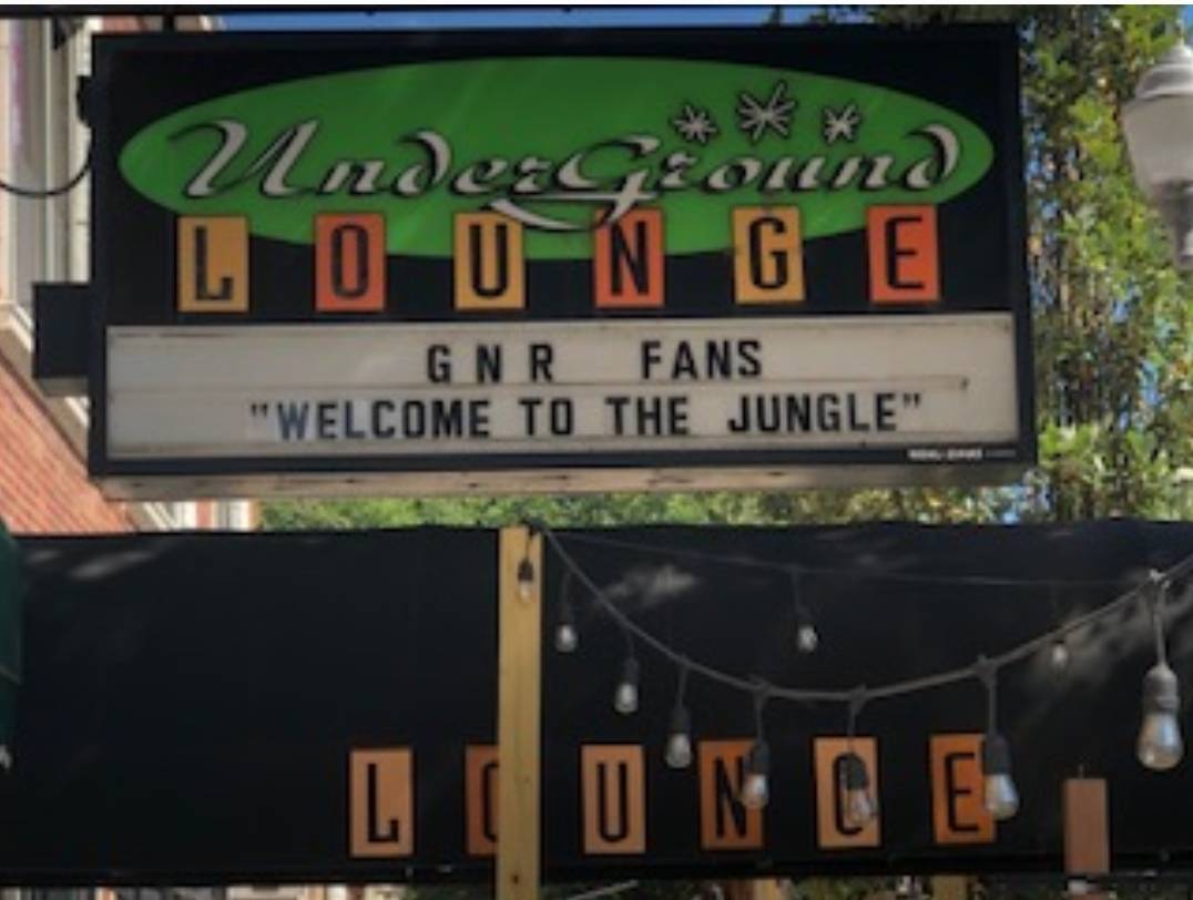 Need a place to get hyped before Guns n' Roses tonight? <a href="/TheUGLounge/">UndergroundLounge</a> is ready to welcome you to the jungle &amp; they open at 4pm! Then head on over to paradise city (better known as Wrigley Field) for the show tonight!
