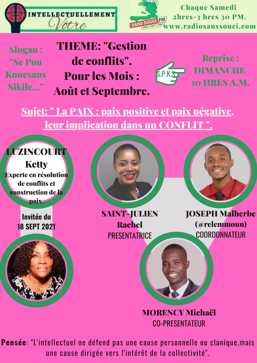 relemmoun's tweet photo. L'émission qui n'est pas, comme les autres
N'est autre que, #Intellectuellement #Vôtre...👀👇! https://t.co/Dmg8AyJiPp