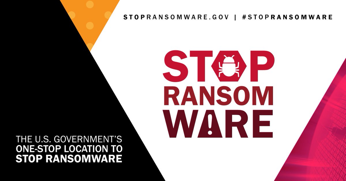 StopRansomware.gov has resources for K-12 educators to help you stay cyber safe.  

Check out these tips on staying cyber secure while participating in remote learning⬇️
cisa.gov/stopransomware…