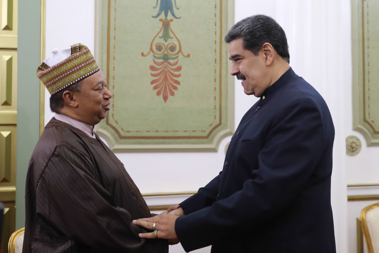 Nicolás Maduro recibió al secretario general de la OPEP en Miraflores