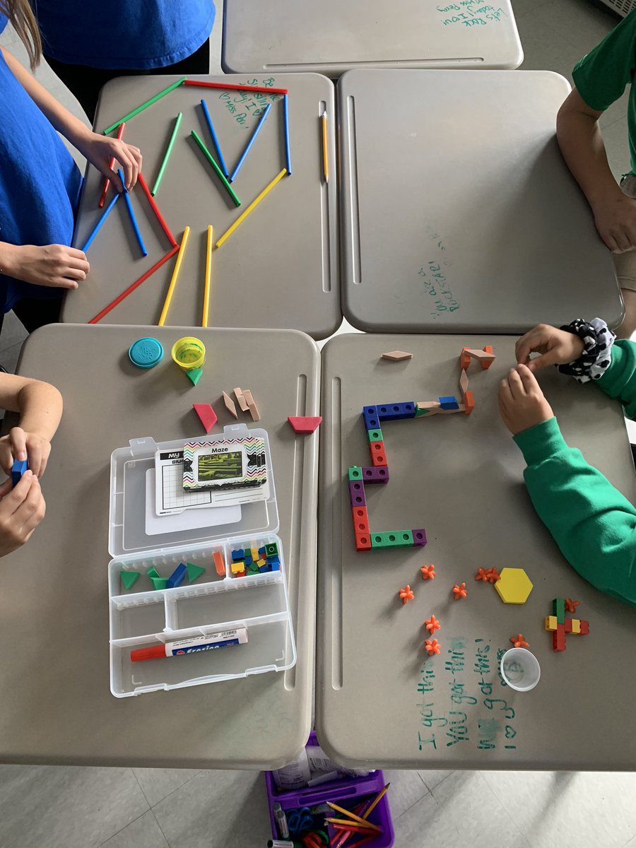 ColleenPerry13's tweet photo. This week in 4P, teams of engineers work together to share ideas and explore our new STEM kits to create a maze! https://t.co/e5o28Nv88q