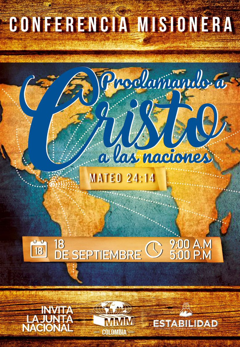 mmmenvigado's tweet photo. Conferencia misionera 
#SomosMMM #Estabilidad2021 #Dios #MMMEnvigado #cristovive #MMMOficial #SomosDeCristo #MovimientoMisioneroMundial #MMMColombia #diamundialdelaobramisionera https://t.co/cQIKZDwTPA