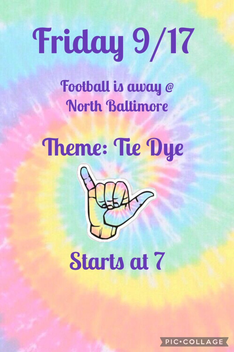 AHS_SC's tweet photo. It’s Tie Dye night this Friday!!  #beatthetigers https://t.co/fKZVSPB4tZ