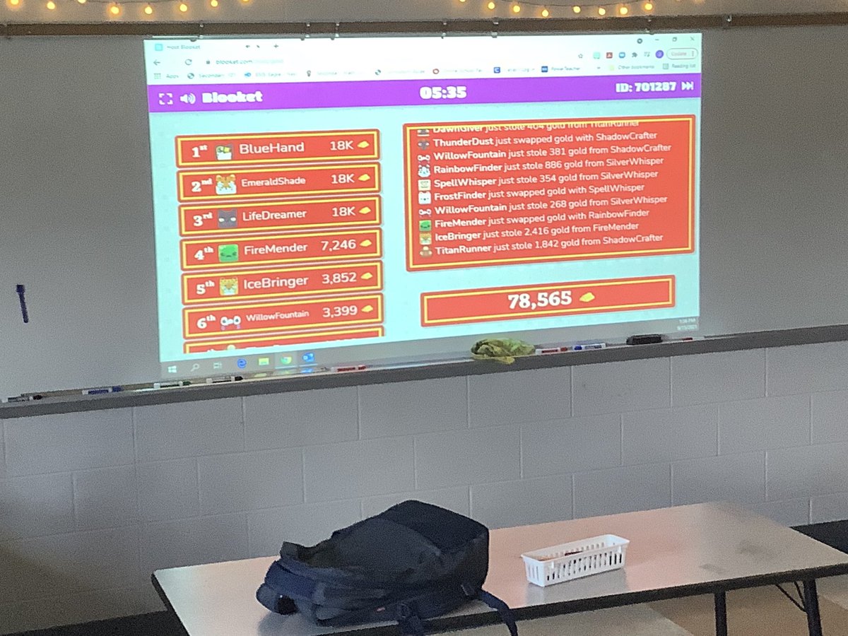 ElkoMiddle's tweet photo. Way to go Ms. Dean! Competition can be healthy! Way to incorporate technology … meaningful not perfunctory… especially students’ use of cells! #allstudentsengaged #happyNEWyear https://t.co/p0UGRgA5R9