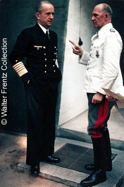 本日誕生日のカール・デーニッツ。潜水艦隊司令長官として群狼作戦を