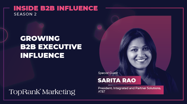 dfriez's tweet photo. How can senior executives use social channels to effectively bring their teams & customers together to 💫 enhance business? @TopRank's @LeeOdden spoke with @saritasayso for advice on the latest #InsideB2BInfluence show: ➡ https://t.co/29LQhiRcr4 #ExecutiveInfluence #SocialMedia https://t.co/5KfVKRUOws