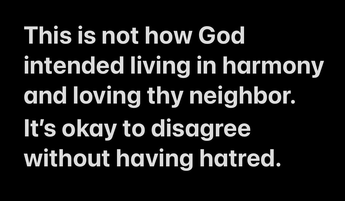 Really dislike the direction of mankind right now. Let’s pull it together!
#GODsPLAN  #wwjd