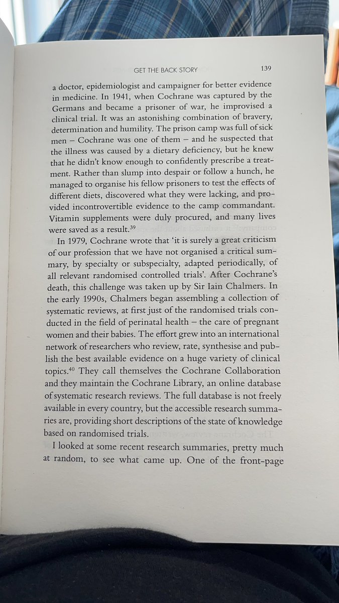 cdelespinasse1's tweet photo. Cochrane is a person. #cochrane #meded #howtomakethrworldaddup #timharford https://t.co/cM3qIMJXZe