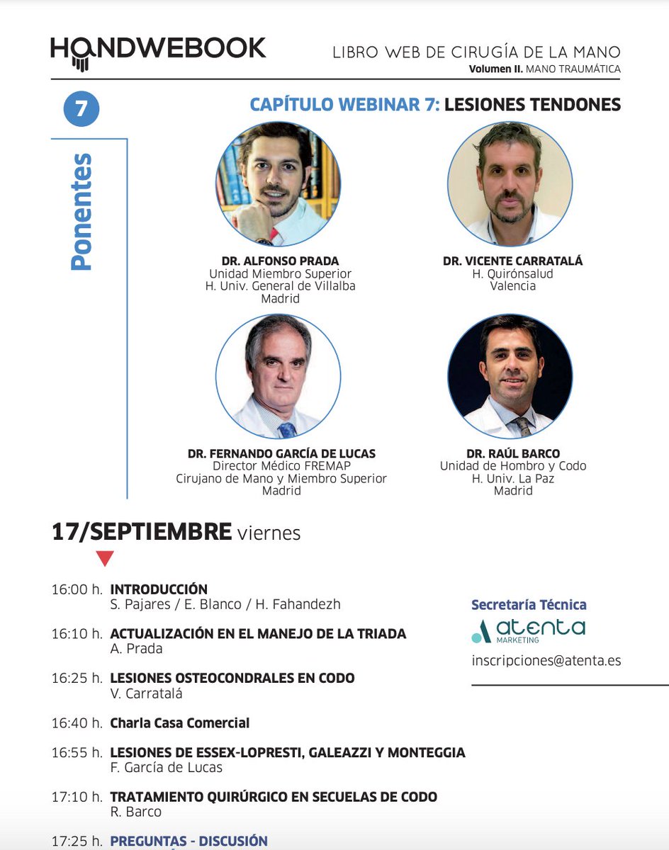 Vicente Carratalá (@vcarratala) on Twitter photo Este viernes nuevo capítulo de Handwebook, lesiones del codo, como siempre un placer participar y muy agradecido por la invitación!. Interesantísimo, No te lo pierdas!! <a href="/drpajares/">drpajares</a> <a href="/mipradovic/">Dr. Alfonso Prada</a> <a href="/cirugiamanovlc/">Cirugía de mano VLC</a> <a href="/SecmaSociedad/">SECMA</a> <a href="/BarcoLaakso/">Raul Barco Laakso</a> Este viernes nuevo capítulo de Handwebook, lesiones del codo, como siempre un placer participar y muy agradecido por la invitación!. Interesantísimo, No te lo pierdas!! <a href="/drpajares/">drpajares</a> <a href="/mipradovic/">Dr. Alfonso Prada</a> <a href="/cirugiamanovlc/">Cirugía de mano VLC</a> <a href="/SecmaSociedad/">SECMA</a> <a href="/BarcoLaakso/">Raul Barco Laakso</a>