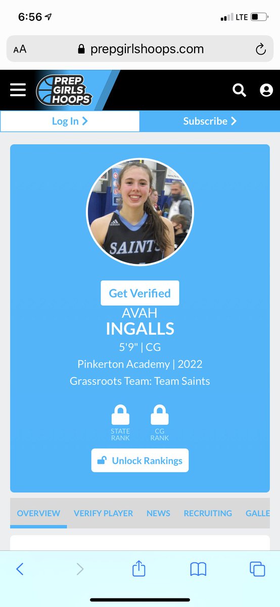 rebecca_ingalls's tweet photo. @avahingalls # 1 for NH, #3 for position and  #18 for New England class of 22.  This is what happens when you give it all to the game!  Good things to come!!  @SNHSaints https://t.co/UdusAdQh76