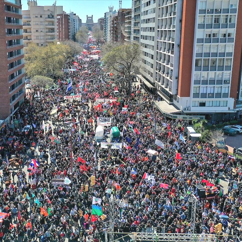 Nuestra sensibilidad será siempre junto al pueblo, en la lucha por una sociedad más justa.