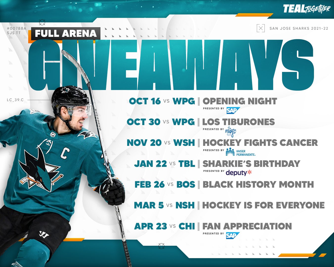 Tickets, San Jose Sharks