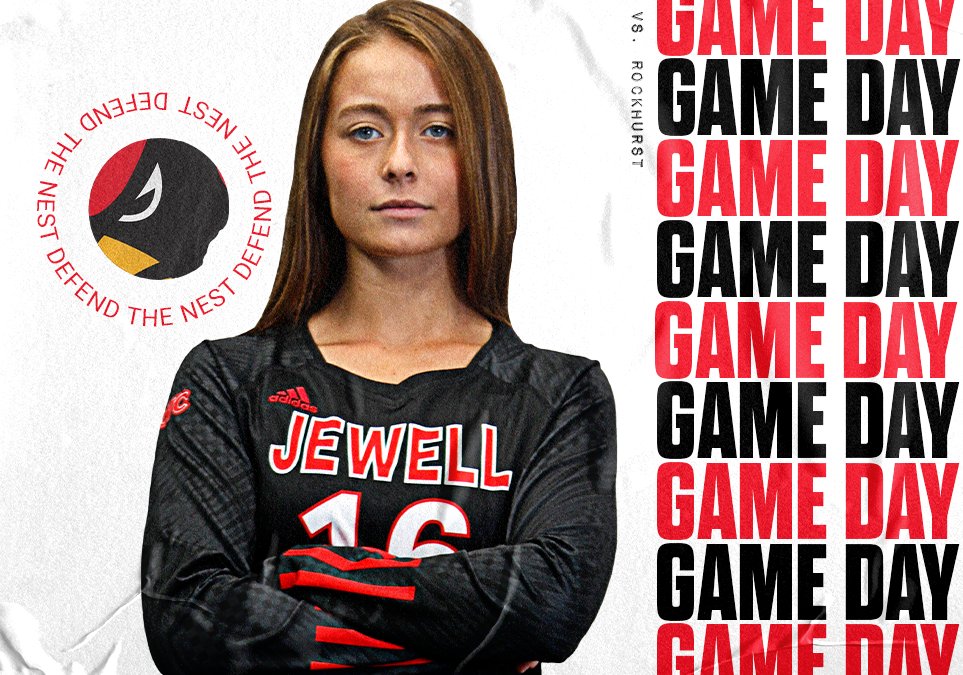 WJCVolleyball's tweet photo. Conference time! 

🆚 #22 Rockhurst
📍 Kansas City, Mo.
⌚️ 7 pm
📊 https://t.co/odE9do4QjN
🎥 https://t.co/wFJLSMlGPE

#DefendTheNest https://t.co/sejRfqXu3c