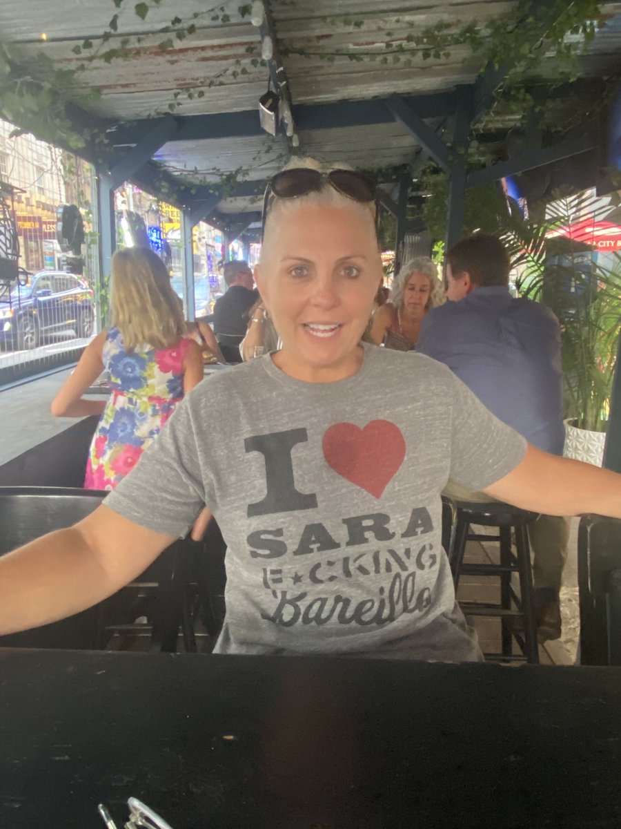 Eileenward4's tweet photo. ⁦@SaraBareilles⁩ #9 for ur biggest fan @plez214 https://t.co/8y99r8UN4b