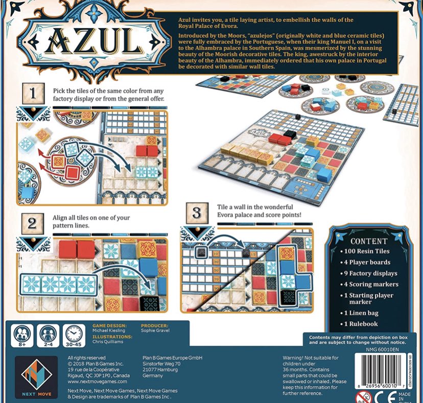 AHSGamingClub's tweet photo. Feature game: Azul. How to Play Azul in 3 Minutes - Rules Girl https://t.co/rd41Fvx3zh via @YouTube. #gaming #blazernation #planbgames https://t.co/RuevziRSxf