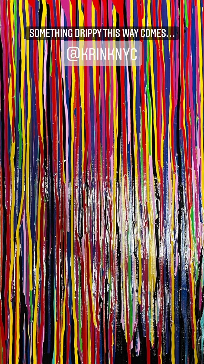 Something drippy this way comes… @KrinkNyc #Krink #Paint #ArtistOnTwitter #StreetArt