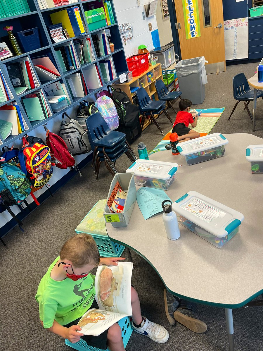 BUZZin2ndGrade's tweet image. We love flexible seating! 💚 Especially during read to self time! 📖 #buildingstamina #smartspots @WestridgePRIDE