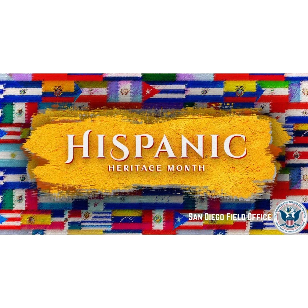 CBPPortDirOTM's tweet photo. CBP’s theme, “Esperanza: A Celebration of Hispanic Heritage and Hope” is a way to promote this year’s #NationalHispanicHeritageMonth #celebration. I invite you to embrace and value all the different traditions that #Hispanic culture has added to our communities. #CBP #NHHM https://t.co/BJMQqPprth