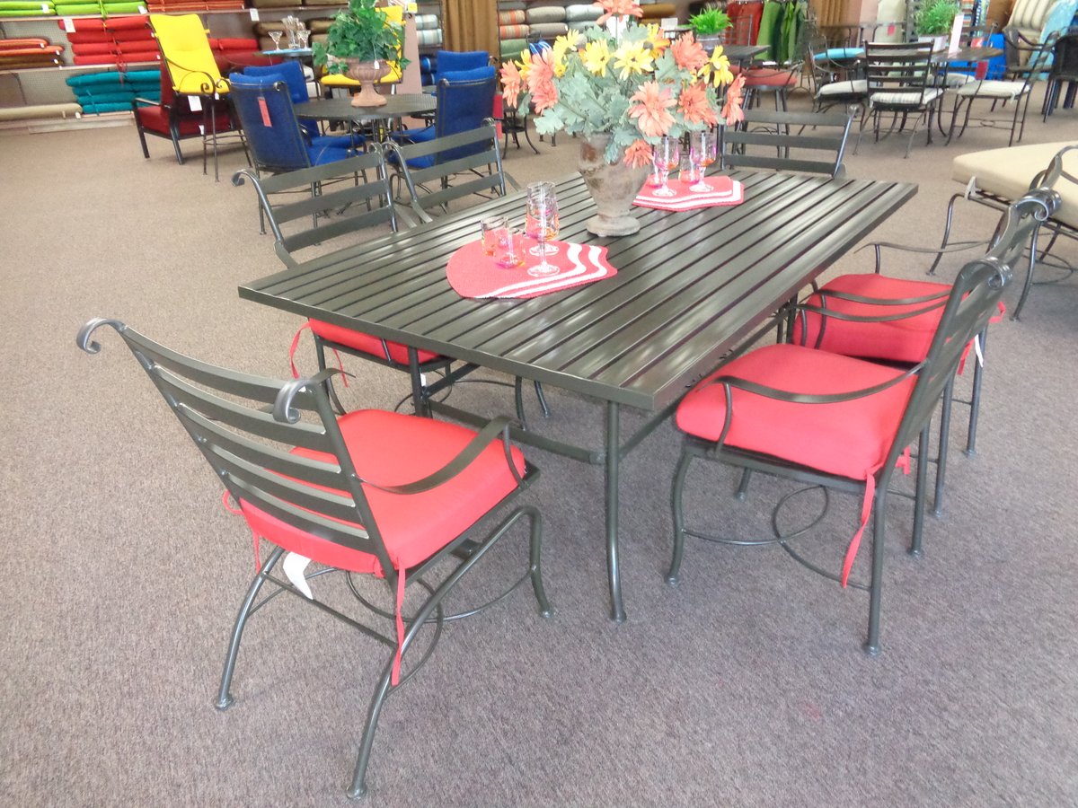 The Sonoran Outdoor Concepts collection are a handmade, solid iron furniture with a powder coated finish, making them strong and durable. Come see them at 3210 N Oracle Rd, Tucson, AZ or online at patioconnectionaz.com.