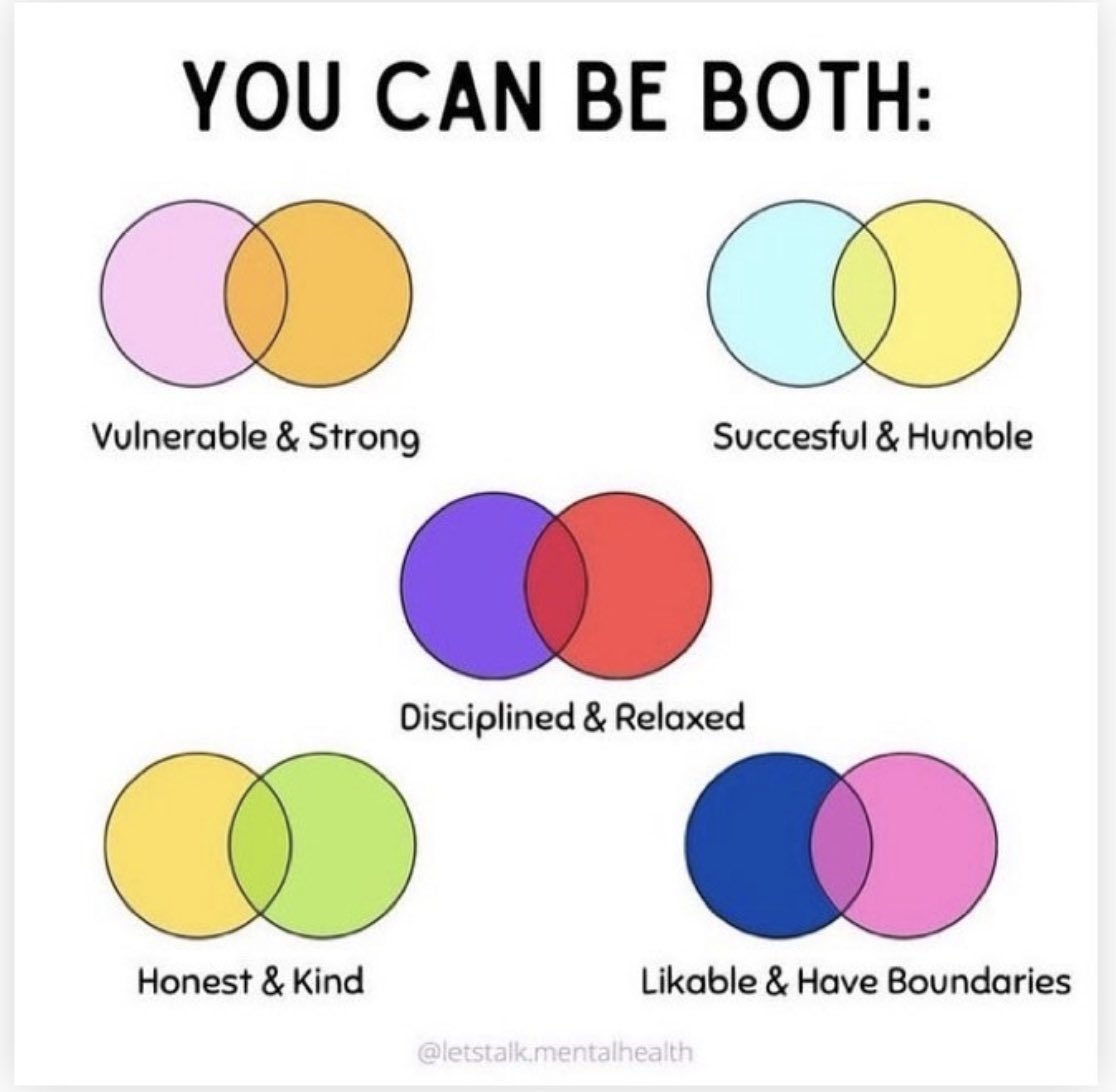 Toxic positivity is frustrating me these days. #Teachers, you can be both of all of these AND still be a wonderful educator and human. Give yourself permission. 🖤