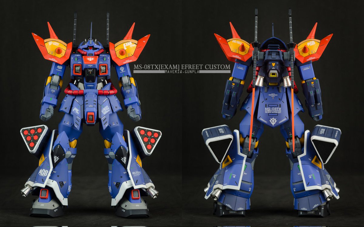 MaveriqGunpla's tweet photo. RE100 Efreet Custom repaint completed
#gundam #mobilesuit #gunpla #gunpla
#ms08txexam #efreetcustom
#nimbusschterzen
#neozeon #zeonremnant
#gunplaphotography #gundamphotography https://t.co/r9tLWHfDDj