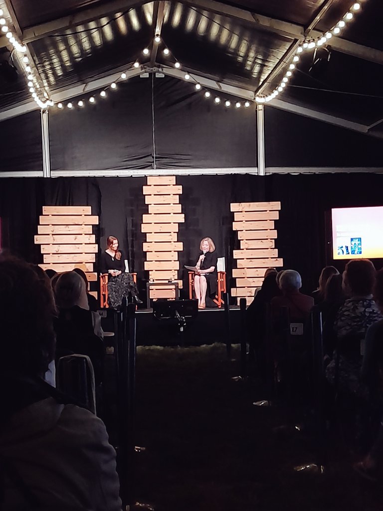 "I'm Turkish, I can't be optimistic (...) but I have a positive view on pessimism" <a href="/Elif_Safak/">Elif Shafak</a> <a href="/Wimbookfest/">Wimbledon BookFest</a>